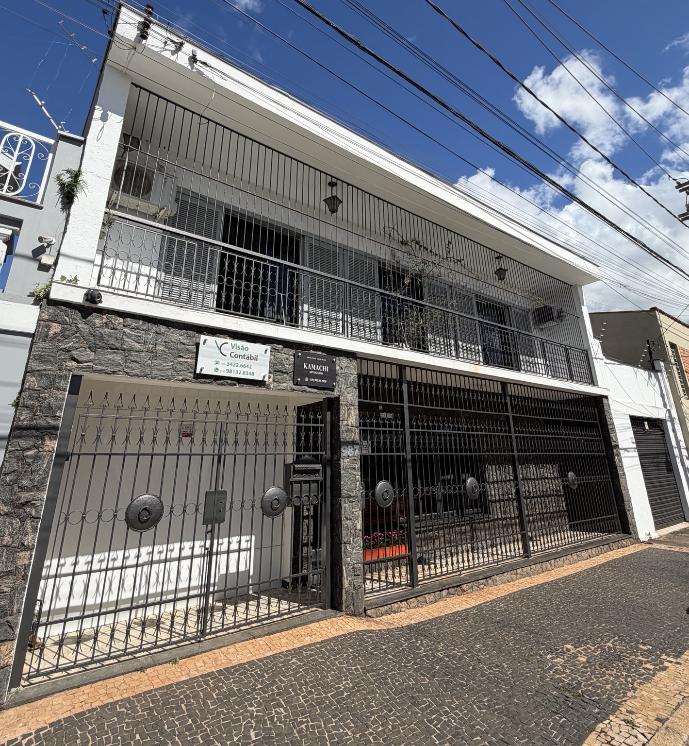 Fachada do escritório Visão Contábil